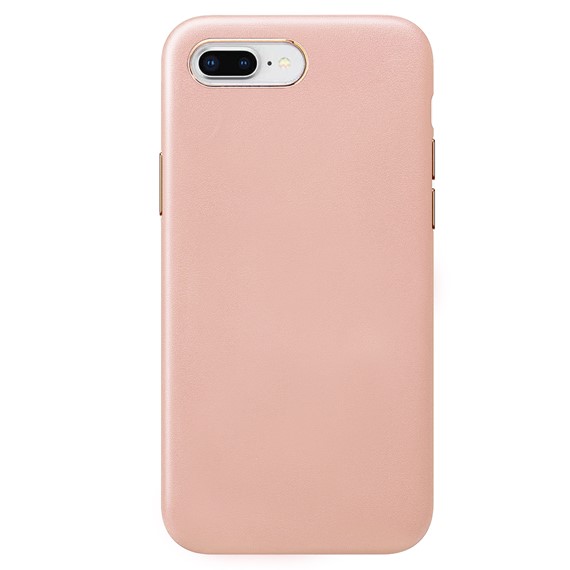 Apple iPhone 7 Plus CaseUp Leather Woven Kılıf Rose Gold 2